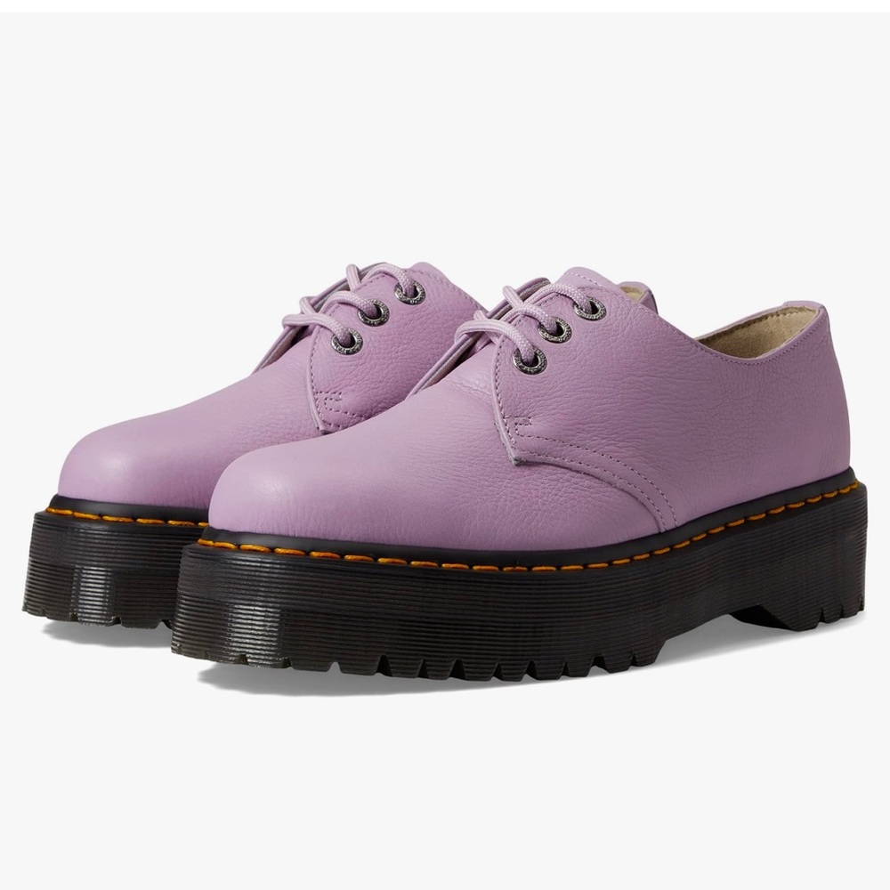 Dr. Marten’s Lilac Pisa Oxfords 1461 Quad II Platform Women’s 7/M 6 NWOT
